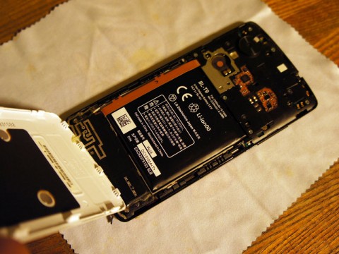 Nexus 5 DIYでバッテリー交換しました。10